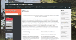 Desktop Screenshot of criticalsociology.org