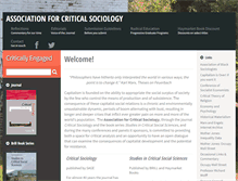 Tablet Screenshot of criticalsociology.org